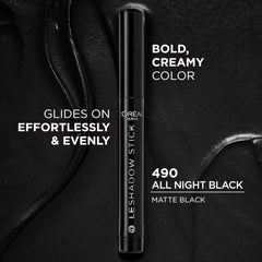 L'Oreal Paris Le Shadow Stick open twist-up cream tip for easy glide