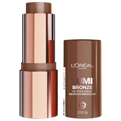 L'Oreal Paris stick front view showing compact bronzer packaging benefit travel-ready