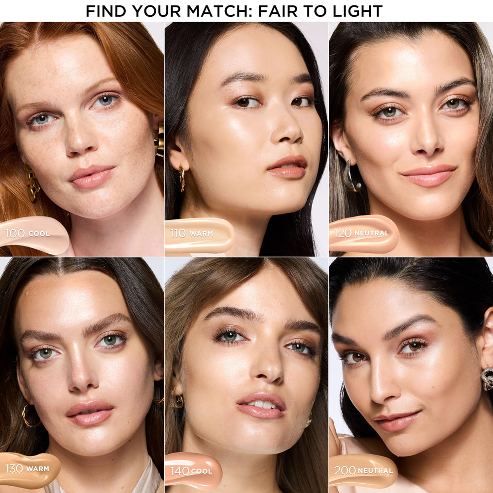 L'Oreal Paris bottle held in hand illustrating travel-friendly size and portability