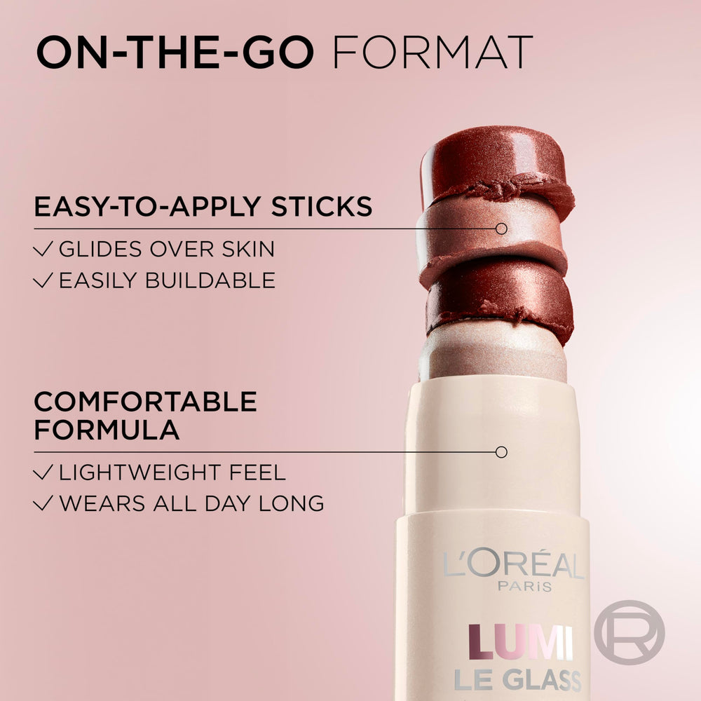L'Oreal Paris metallic cap and label showing premium design and secure closure benefit