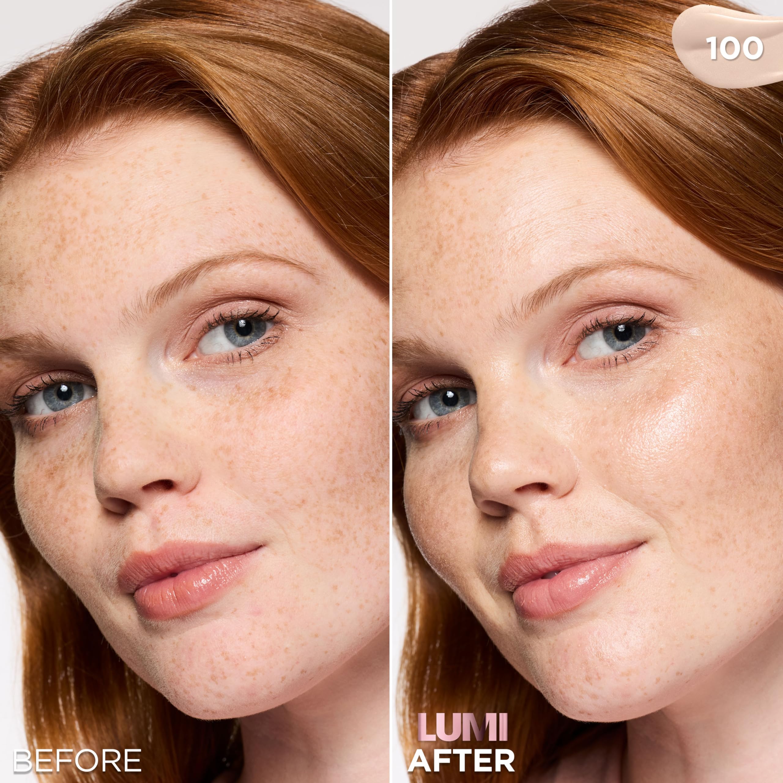 L'Oreal Paris tint being dispensed as a droplet, highlighting easy application