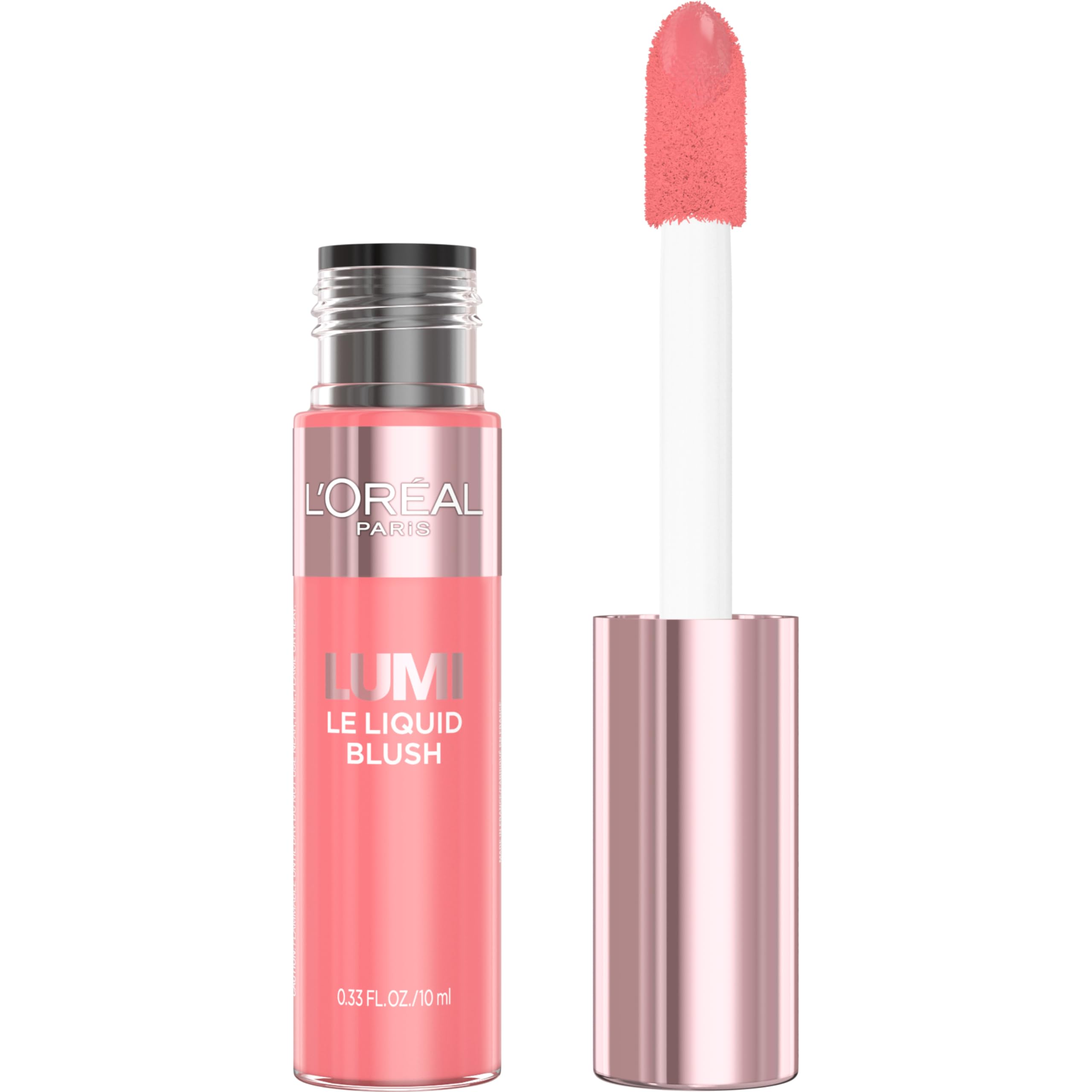 L'Oreal Paris front packaging showing product bottle and label benefits