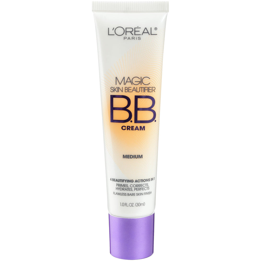 L'Oreal Paris front packaging showing bottle and label benefit