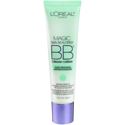 L'Oreal Paris front packaging showing bottle and label, quick product ID benefit