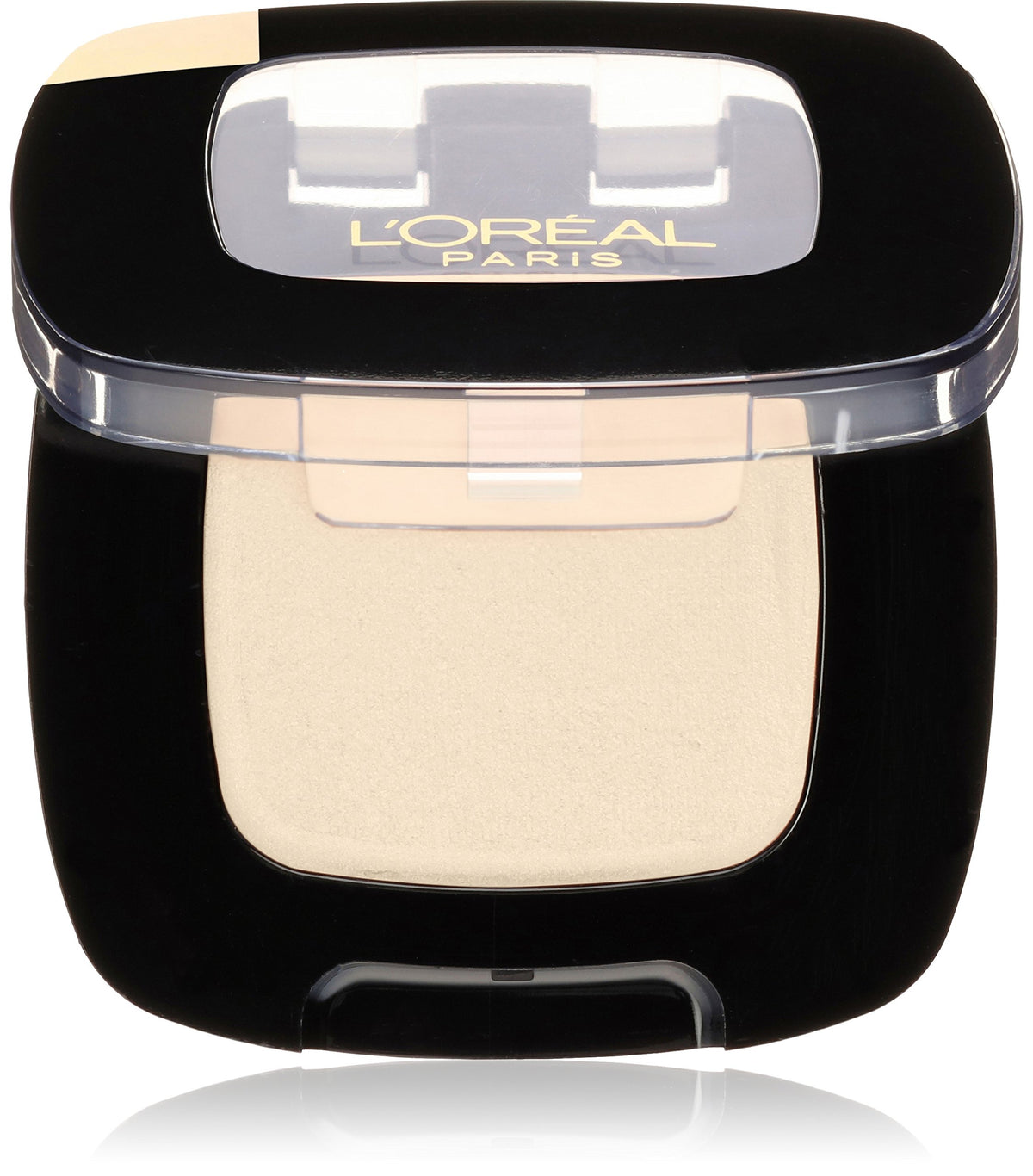 L'Oreal Paris Matte Chill front compact showing pan and shade, easy-to-carry