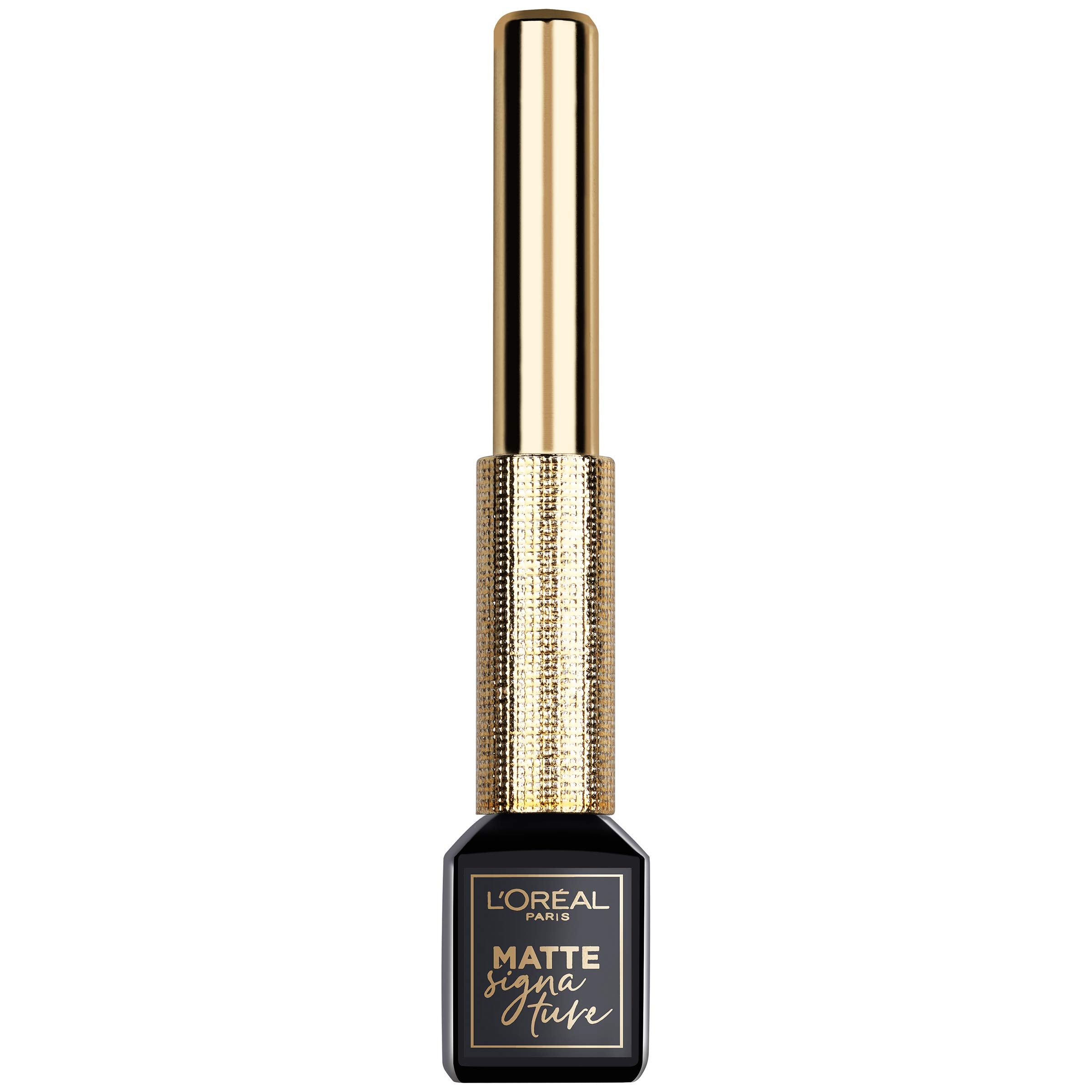 L'Oreal Paris front packaging showing Greige shade and matte finish benefit