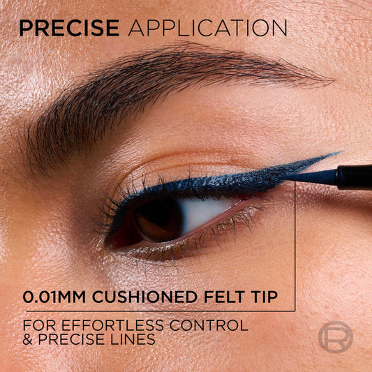 L'Oreal Paris close-up of micro-tip showing precise control for fine lines