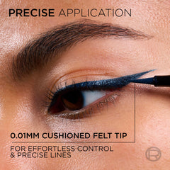 L'Oreal Paris close-up of micro-tip showing precise control for fine lines
