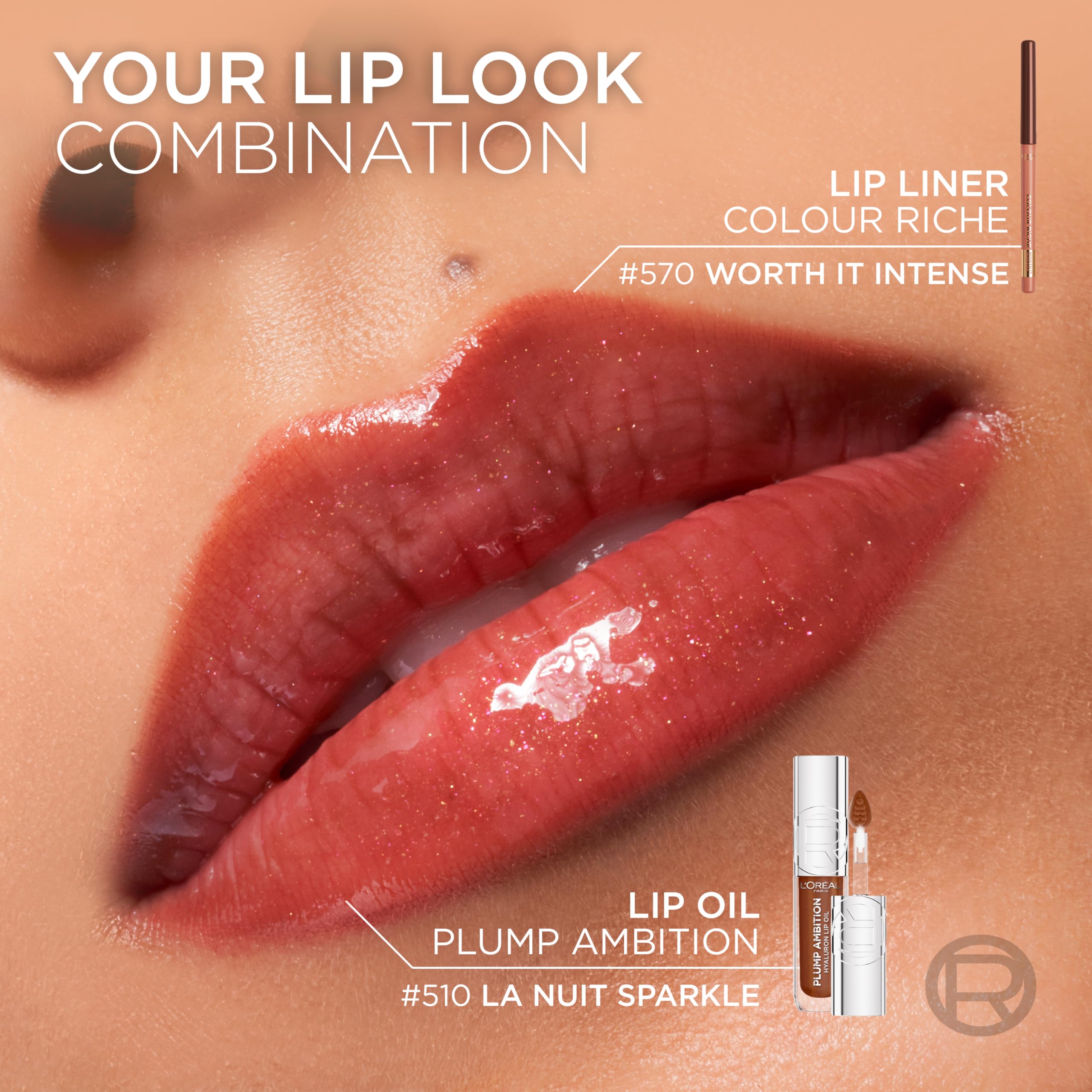 L'Oreal Paris multiple shades lineup displaying color options for personalized wear