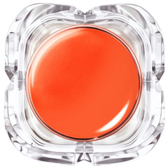 L'Oreal Paris Nectarine Plump open bullet displaying creamy tip and easy application benefit
