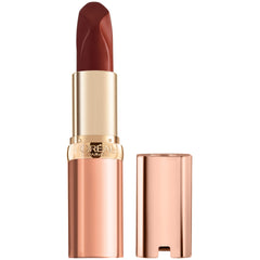 L'Oreal Paris lipstick front packaging showing shade and luxury finish