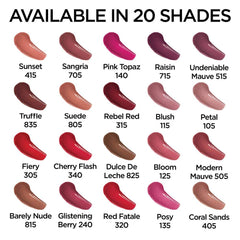 L'Oreal Paris gloss on makeup table among products suggesting everyday use