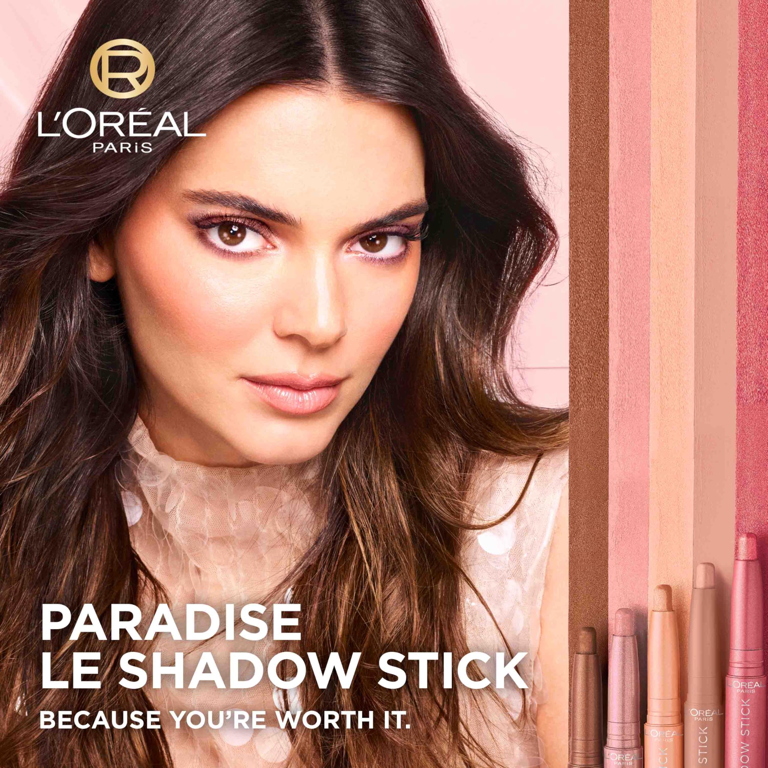 L'Oreal Paris packaging and cap showing retractable, travel-ready design