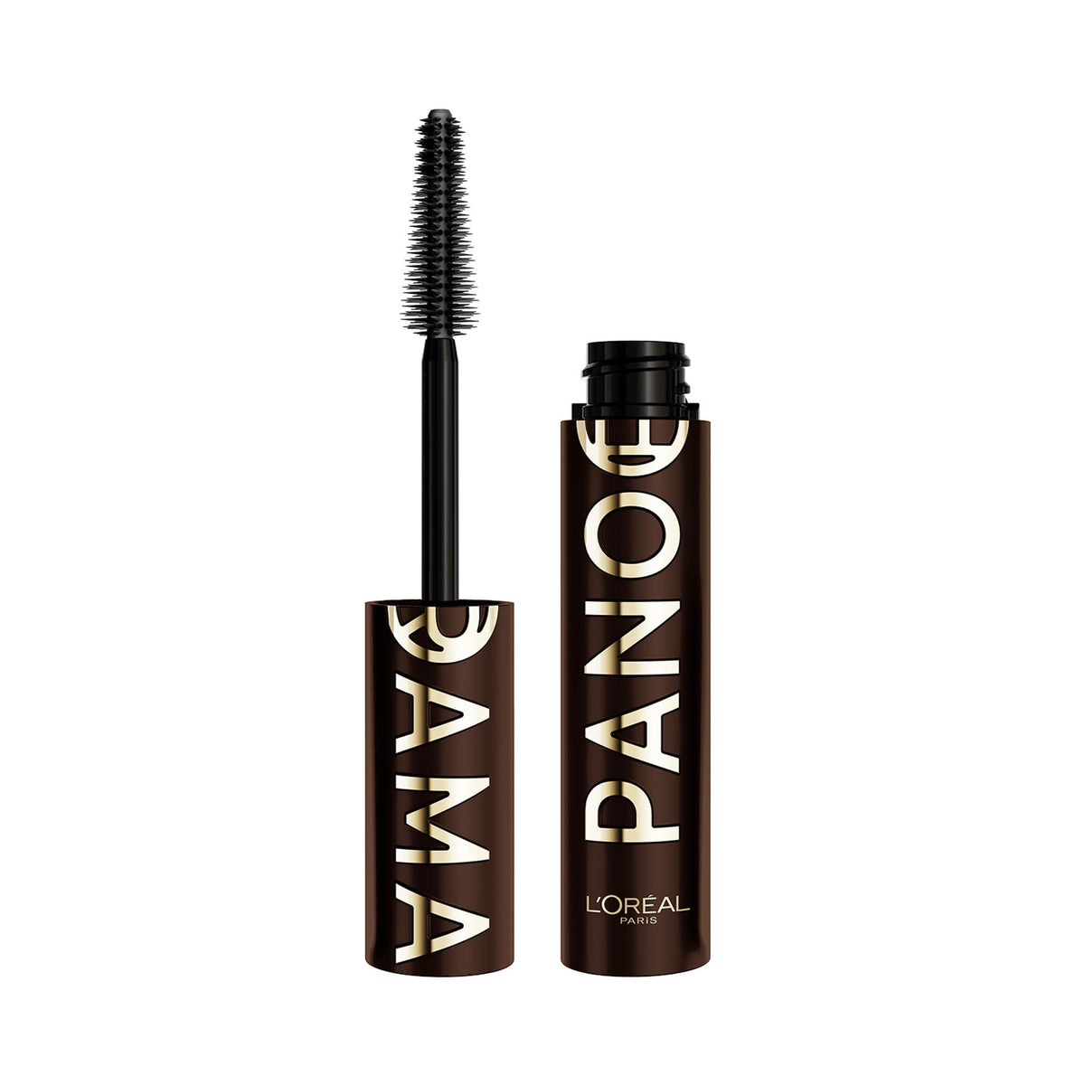 L'Oreal Paris mascara front packaging showing shade and benefits
