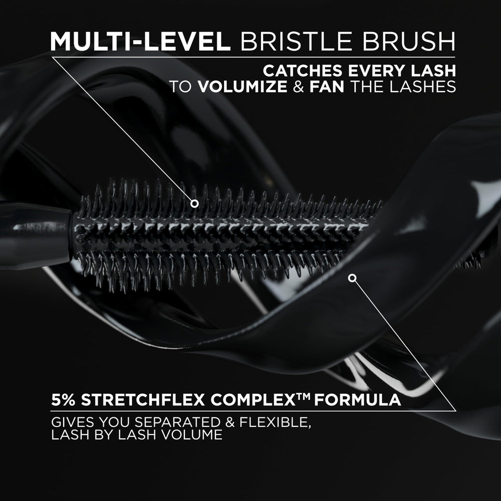 L'Oreal Paris Panorama Mascara cap and label detail highlighting product name and shade