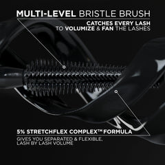 L'Oreal Paris Panorama Mascara cap and label detail highlighting product name and shade