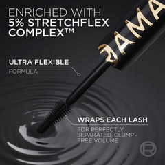 L'Oreal Paris tube next to a coin showing compact 0.33 fl oz travel-friendly size