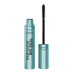 L'Oreal Paris mascara front packaging shows bold branding and waterproof promise