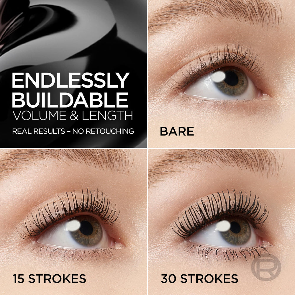 L'Oreal Paris close-up wand showing cross-conic brush for even coating