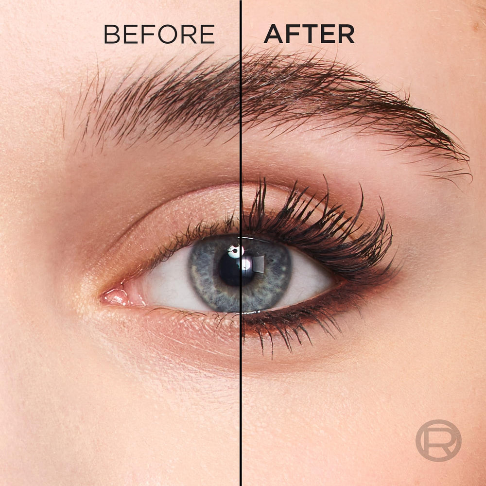 L'Oreal Paris pencil being applied along upper lashline for defined eyes