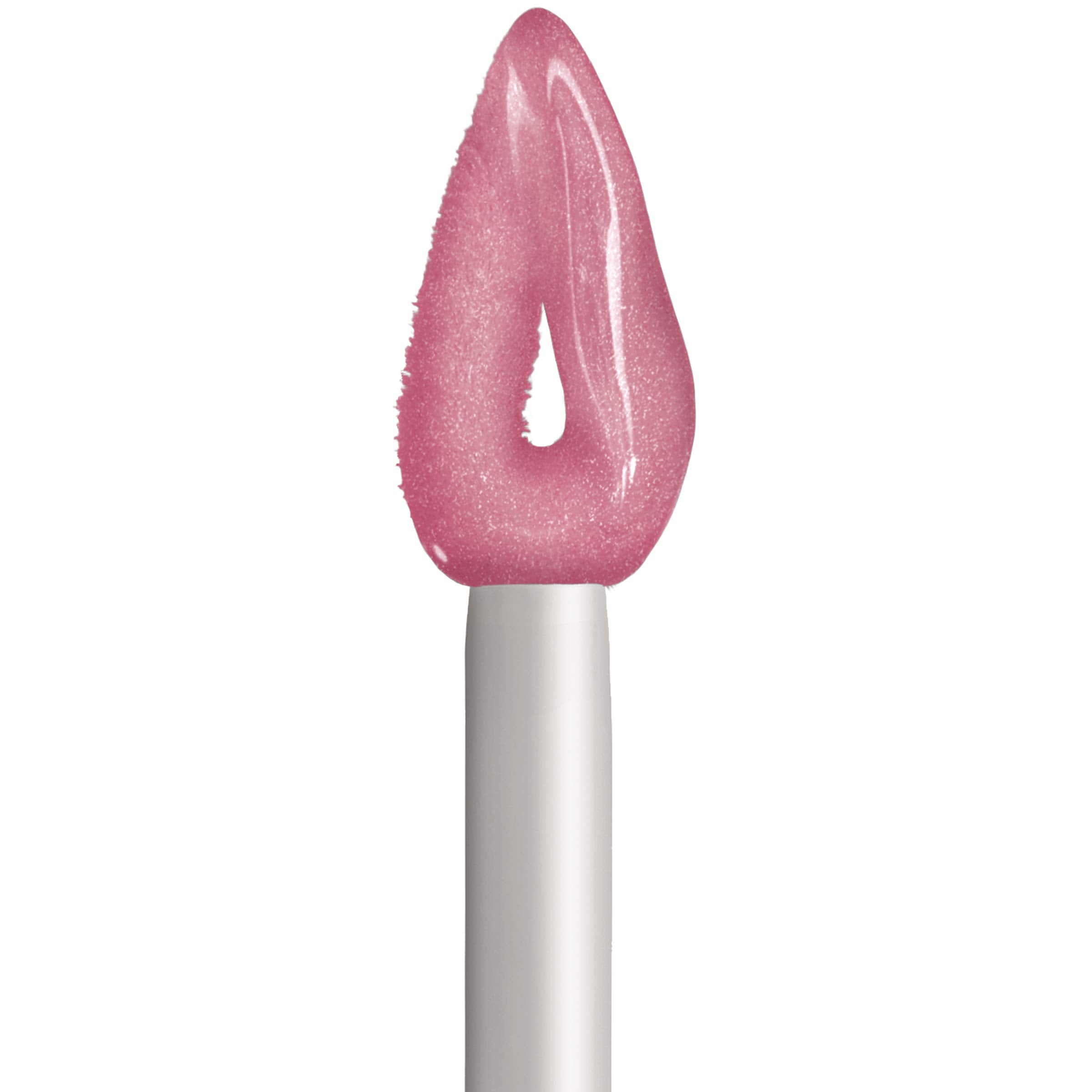 L'Oreal Paris Pink Opal swatch on hand showing glossy, hydrated finish