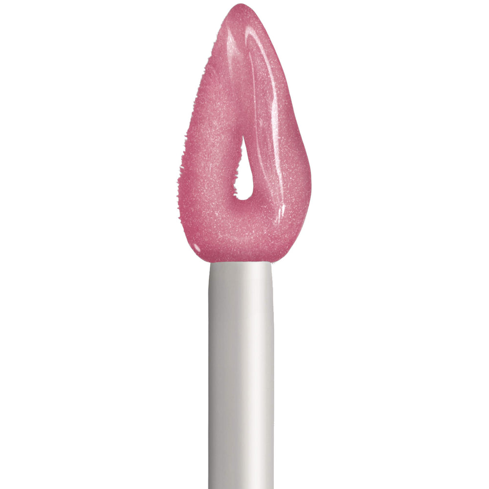 L'Oreal Paris Pink Opal swatch on hand showing glossy, hydrated finish
