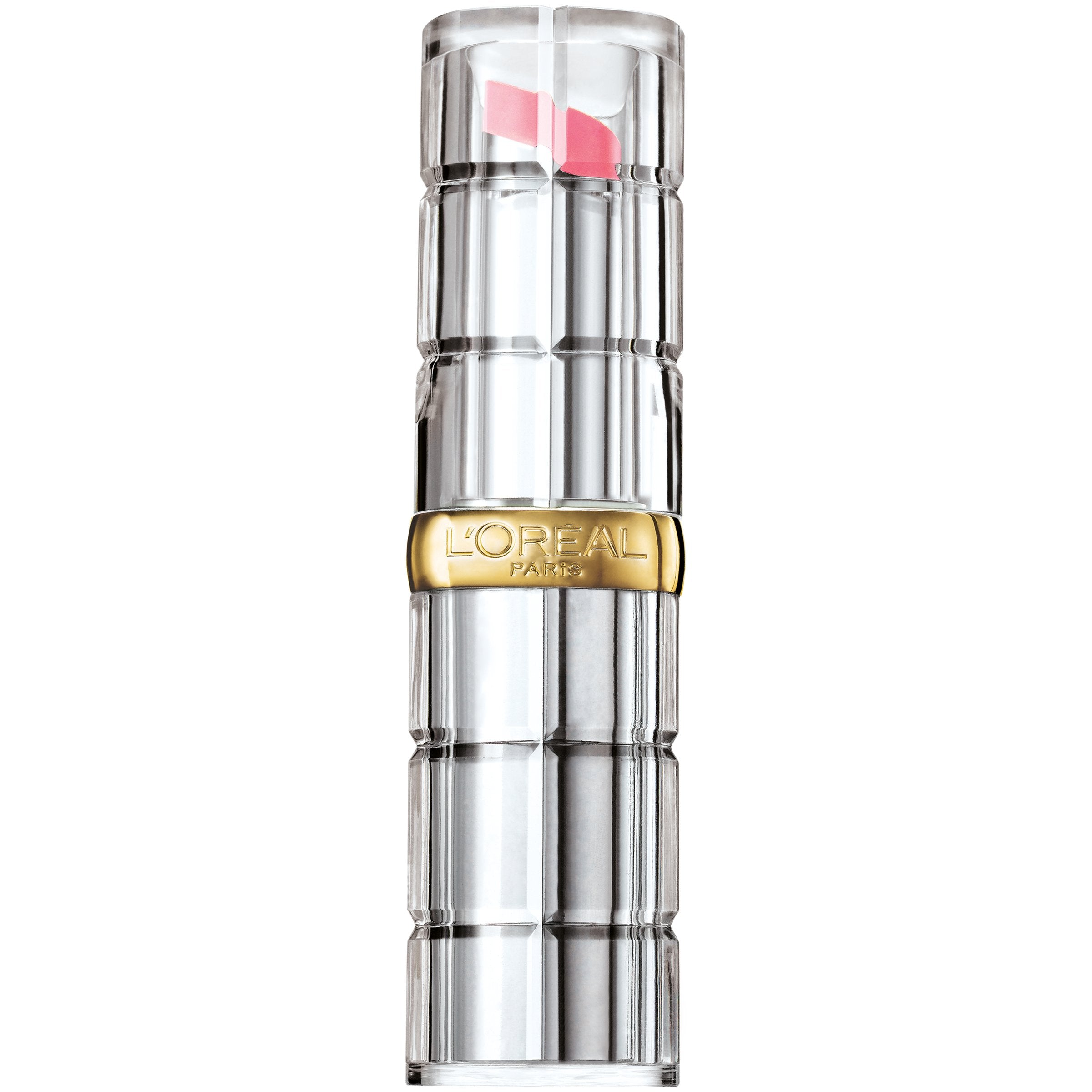 L'Oreal Paris Polished Tango open bullet close-up highlighting creamy shine
