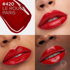 L'Oreal Paris applicator tip demonstrating precision for neat lip lines benefit