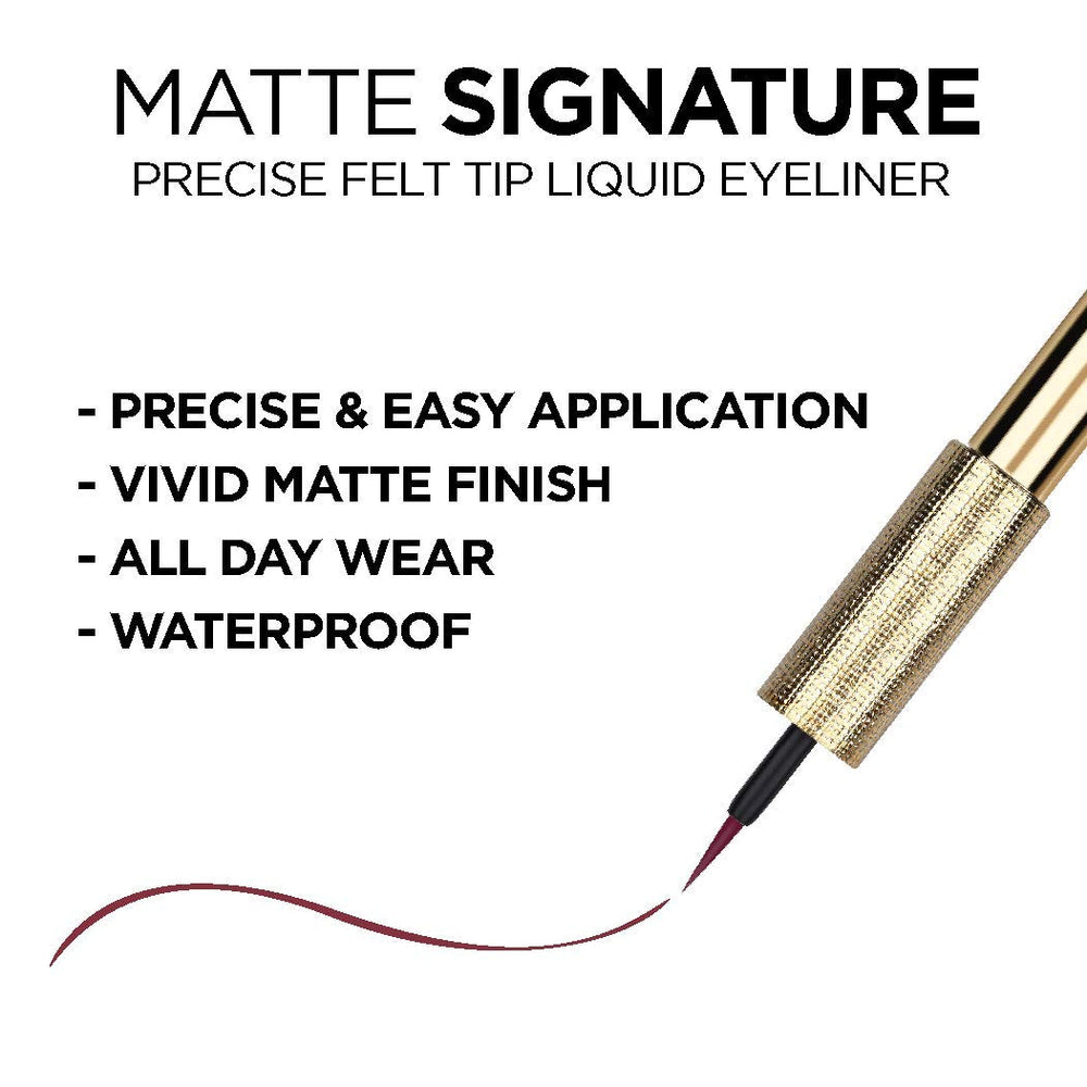 L'Oréal Paris precision felt tip close-up highlighting accurate lines