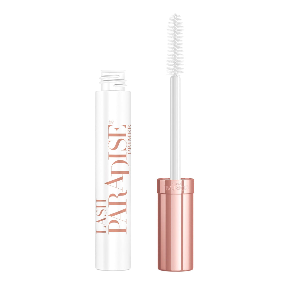 L'Oreal Paris primer front packaging and product name showing benefit of fuller lashes