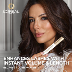 L'Oreal Paris primer texture close-up showing lightweight formula that conditions lashes