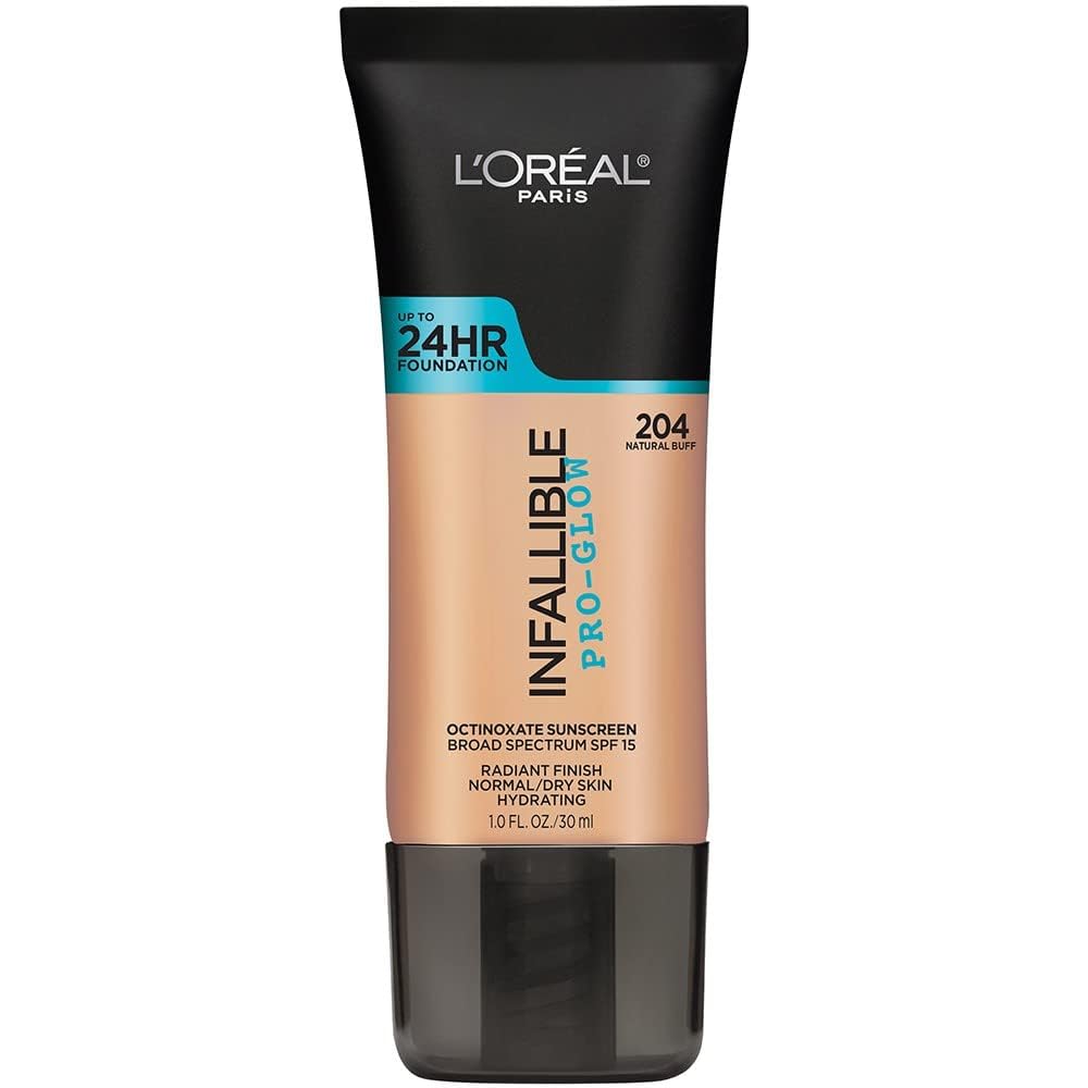 L'Oreal Paris Pro-Glow front packaging showing bottle and shade name for easy selection and confidence