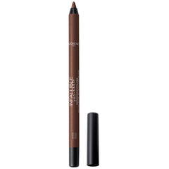 L'Oreal Paris pencil eyeliner front view showing compact bronze shade and practical cap