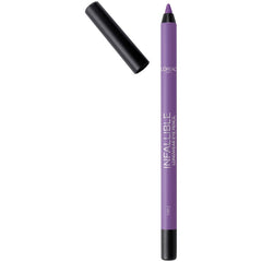 L'Oreal Paris pencil front view showing purple shade and durable finish benefit