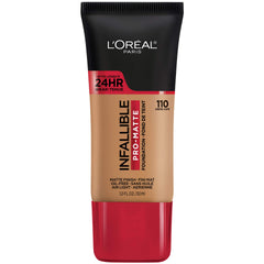 L'Oreal Paris front bottle view showing product and shade benefit longwear