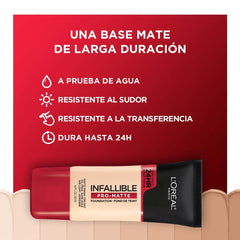 L'Oreal Paris pump and cap detail offering precise, mess-free use