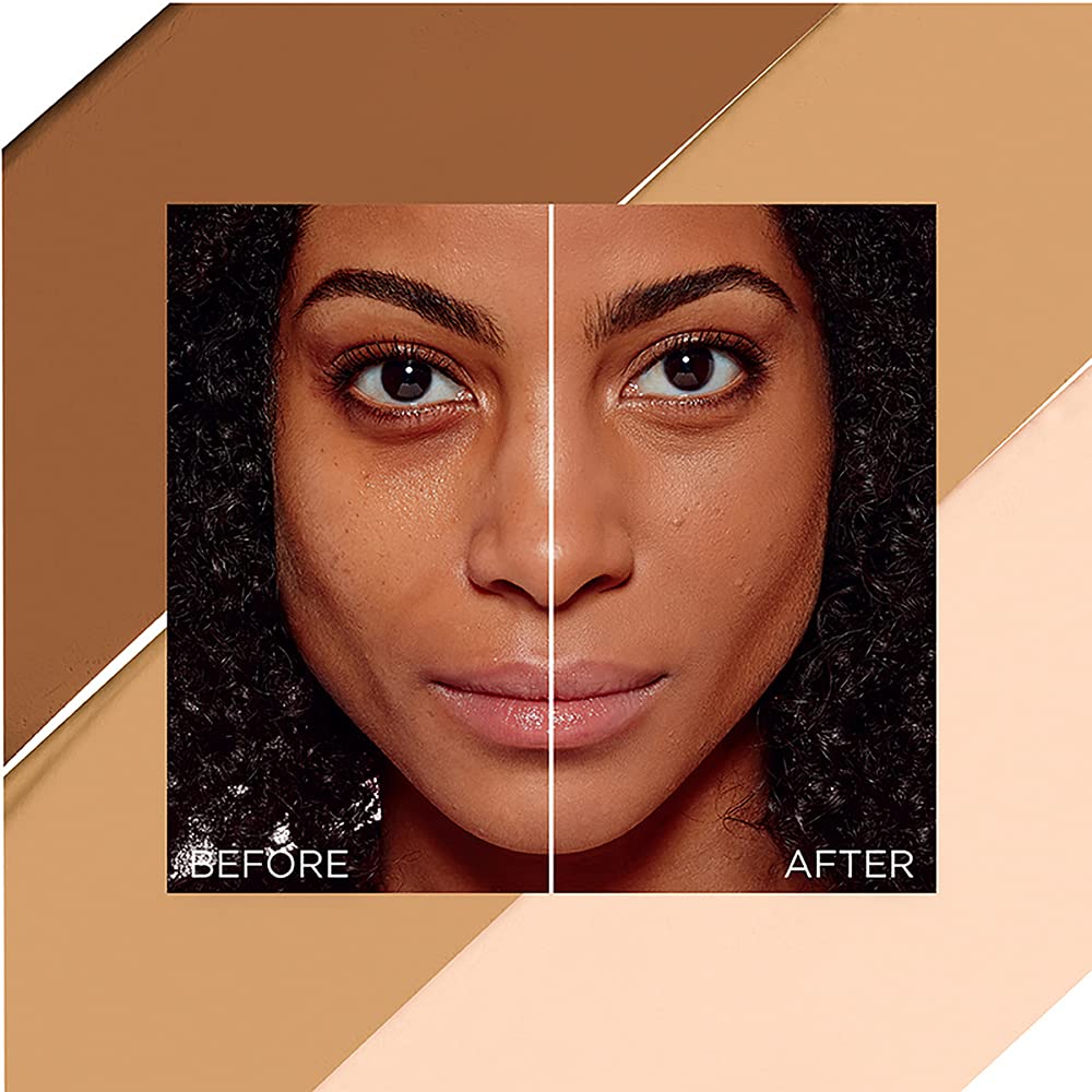 L'Oreal Paris foundation texture close-up showing smooth blendability