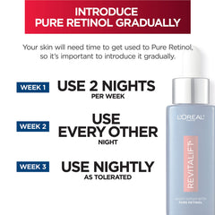 L'Oreal Paris bottle cap and label close-up, stable formula reassurance benefit