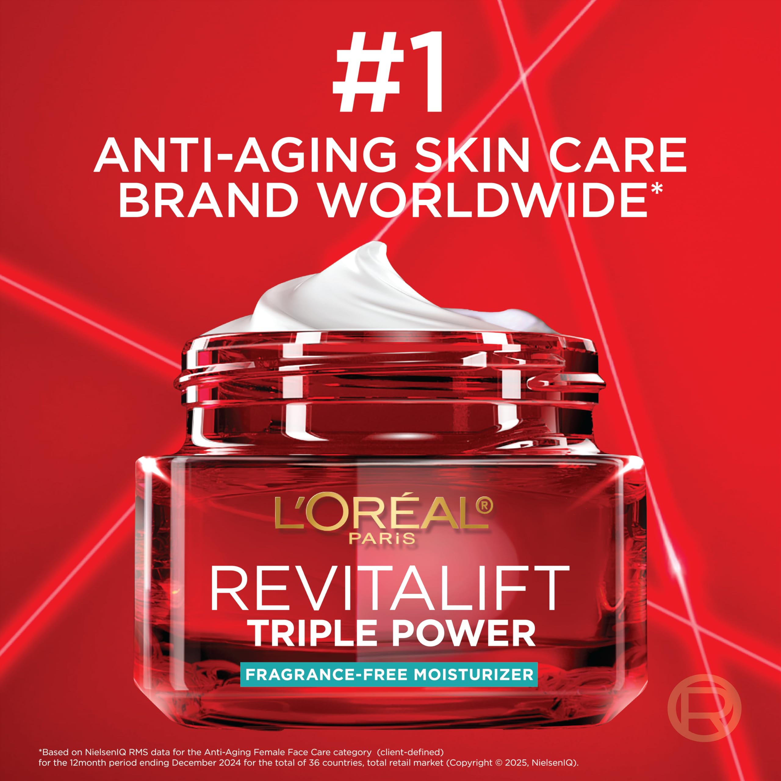 L'Oreal Paris moisturizer layered under makeup showing primer-friendly benefit