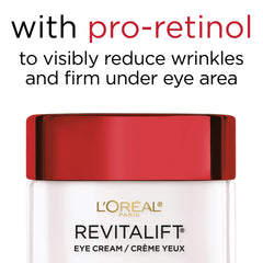 L'Oreal Paris cream open to show smooth pro-retinol texture and quick absorption benefit