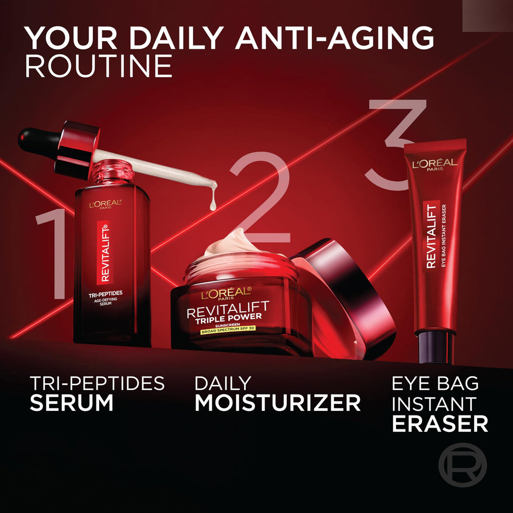 L'Oreal Paris ingredient shot with vitamin C visual highlighting brightening benefit