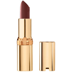 L'Oreal Paris front packaging showing rich brown shade and satin finish benefits