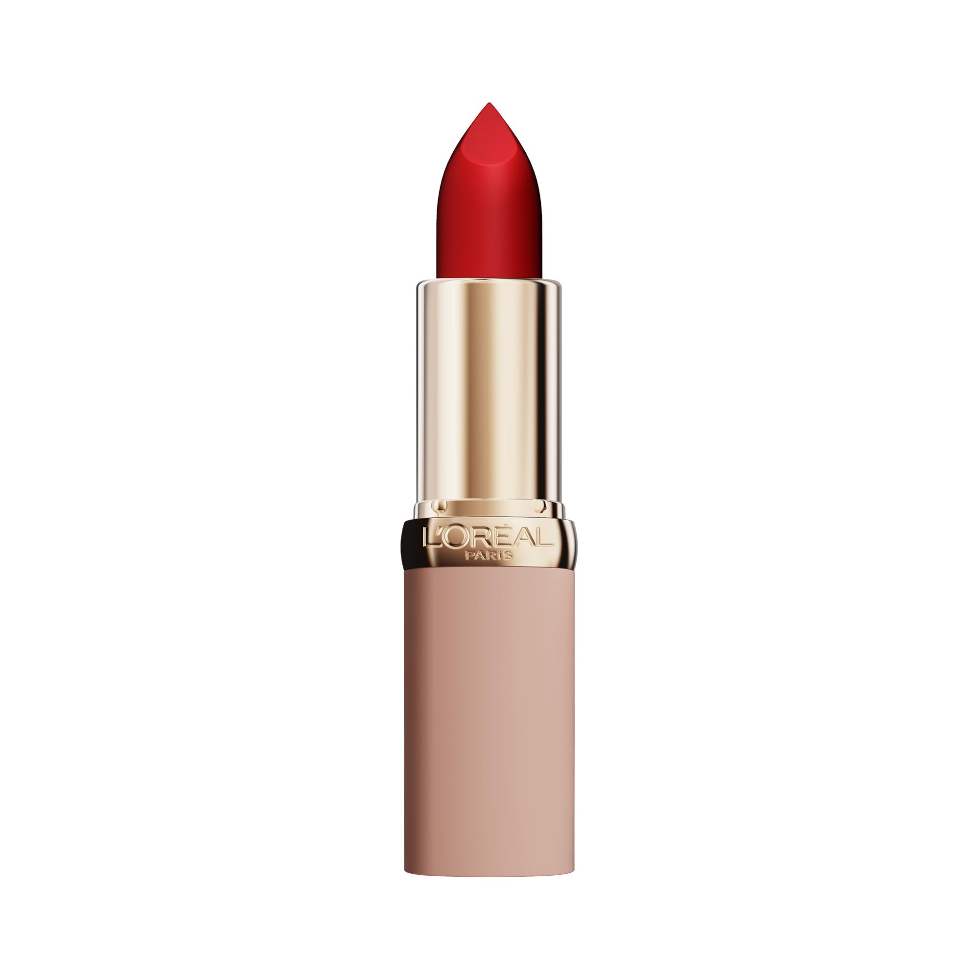 L'Oreal Paris front packaging showing elegant tube and shade name for instant recognition and appeal