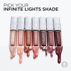 L'Oreal Paris Ruby Lights on lips giving luminous, plumper look