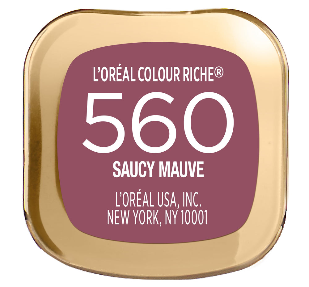 L'Oreal Paris shade comparison chart with mauve highlighted, helps choose right tone