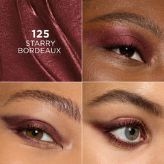 Finger blending the L'Oreal Paris shadow stick to show effortless smudging and soft finish