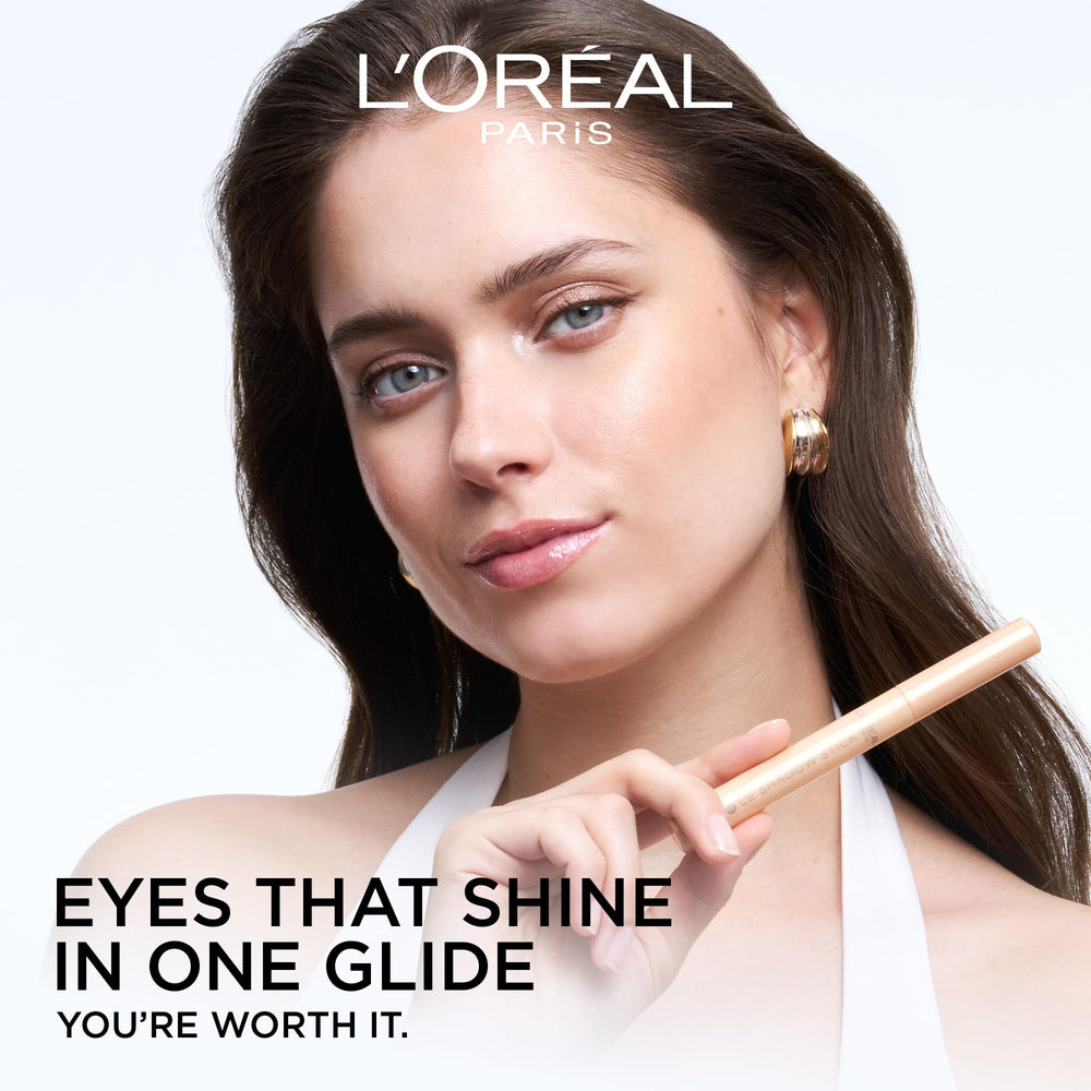 L'Oreal Paris shadow stick in a travel bag demonstrating compact everyday convenience
