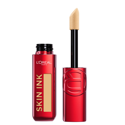 L'Oreal Paris front bottle showing shade 265 medium neutral and benefits
