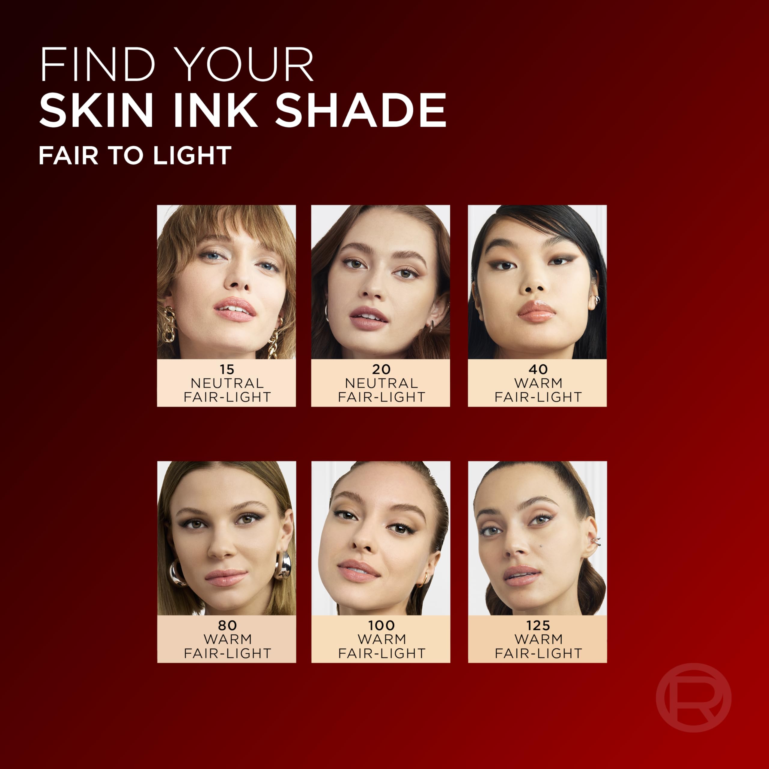 L'Oreal Paris Skin Ink label close-up showing product name and wear claims