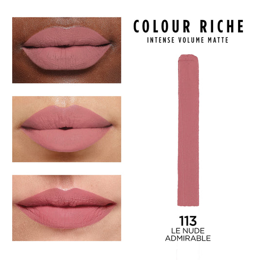 L'Oreal Paris close-up of slim bullet tip for precise application benefit: sharp lip lines